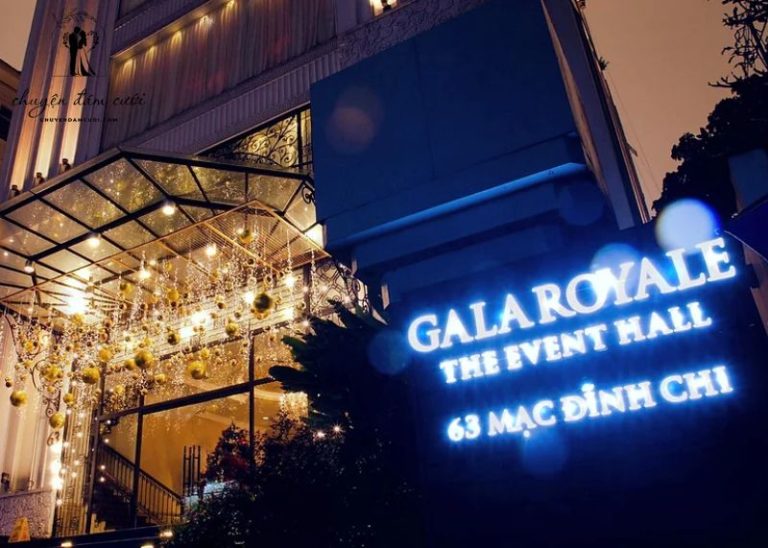 Review tòa nhà sự kiện Gala Royale - Địa điểm tổ chức tiệc cưới Quận 1