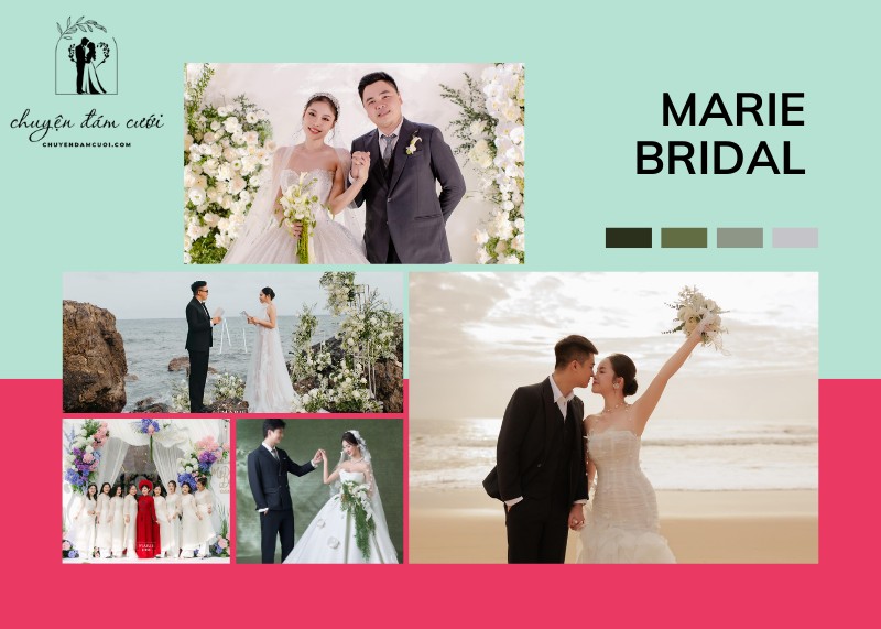 Marie Bridal cung cấp trọn gói dịch vụ cưới chuyên nghiệp