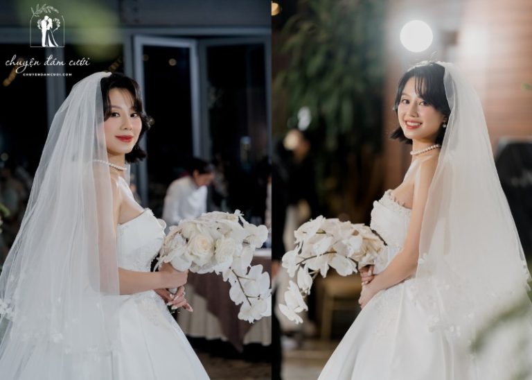 Top 10+ kiểu tóc cho cô dâu tóc ngắn sang trọng, tinh tế