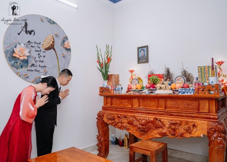 Những điều cần biết về nghi thức lễ gia tiên trong ngày cưới