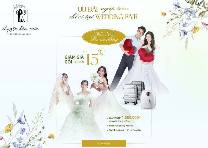 Các ưu đãi và dịch vụ đặc biệt tại triển lãm cưới Saigon Wedding Fair 2025